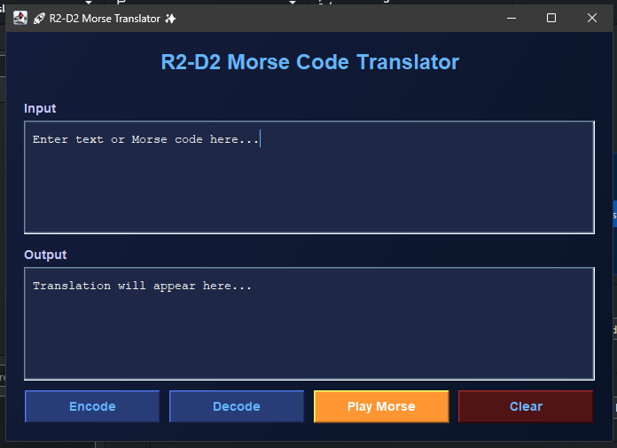 Morse Code Translator